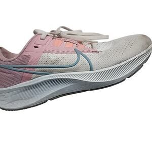 Nike Womens Air Zoom Pegasus 38 Size 8.5 Running Shoes Sail Ocean Cube Pink